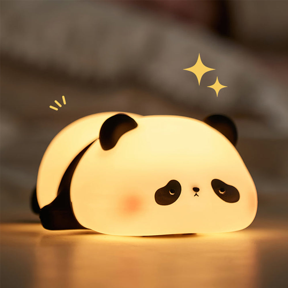 Panda - LED-nachtlampje en tafellamp van siliconen in de slaapkamer