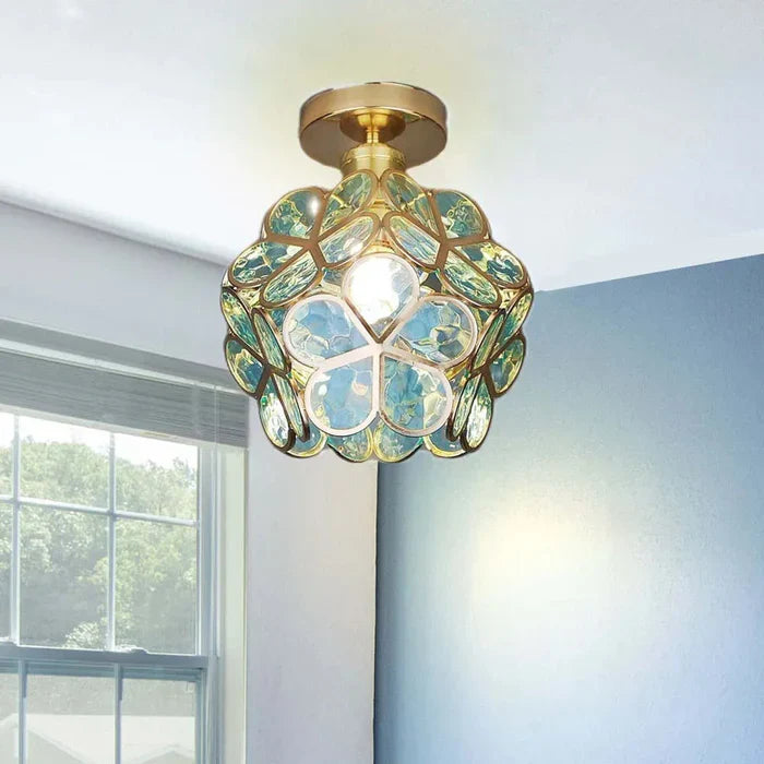 BlossomGlow – plafondlamp in bloemenstijl