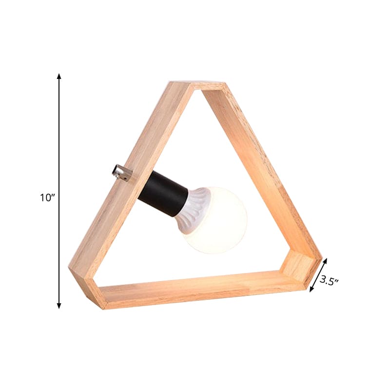 Lightstyle - hoofd beige eenvoud tafellamp voor slaapkamer
