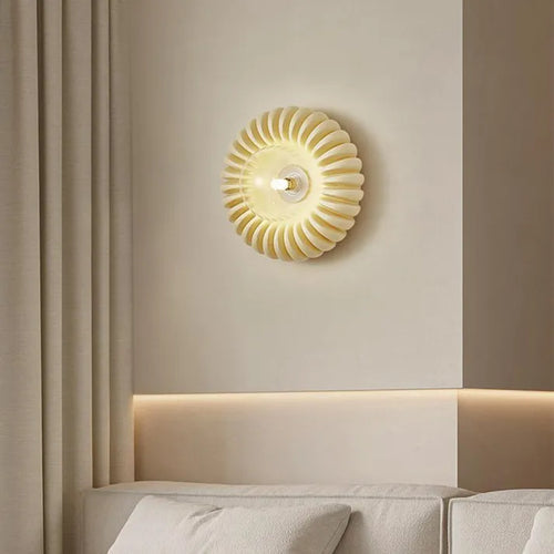 CreativeGlow – moderne wandlamp van hars voor de slaapkamer