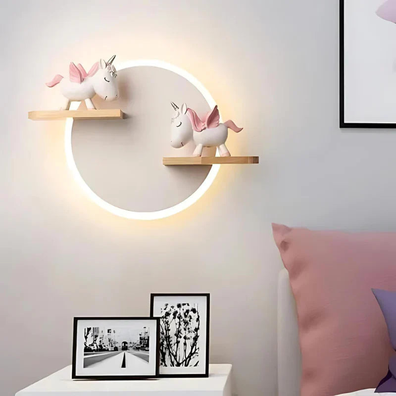Angelight | creatieve scandinavische LED-wandlampen voor kinderkamers