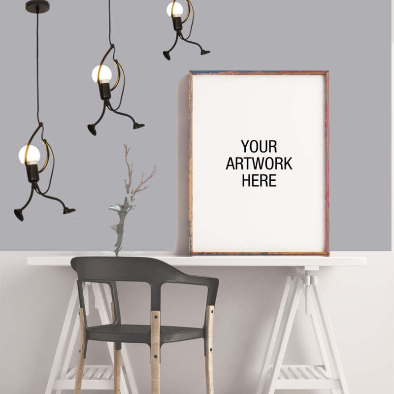 Retro hanglamp iron man