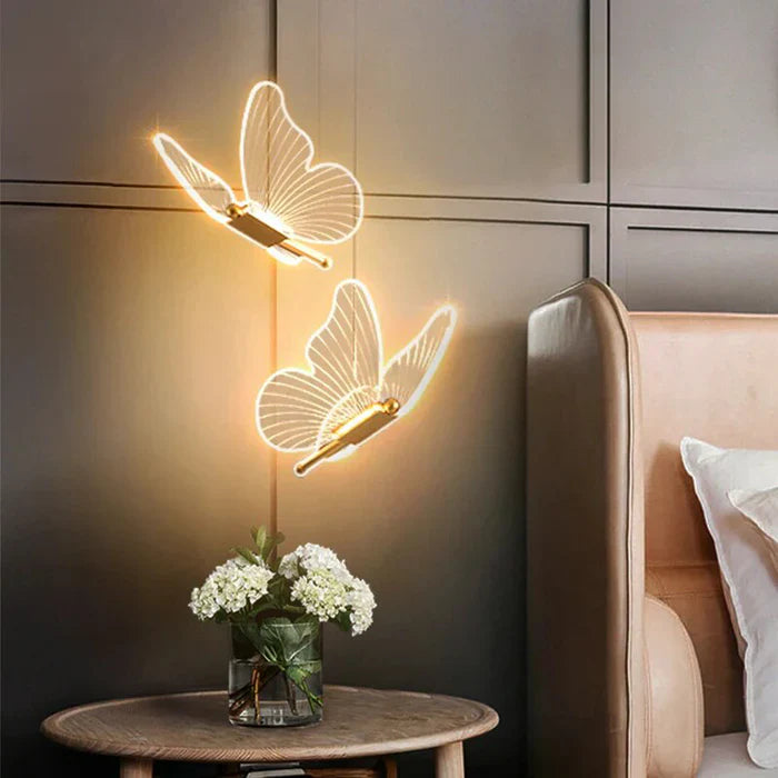 Hanglamp in de vorm van een vlinder