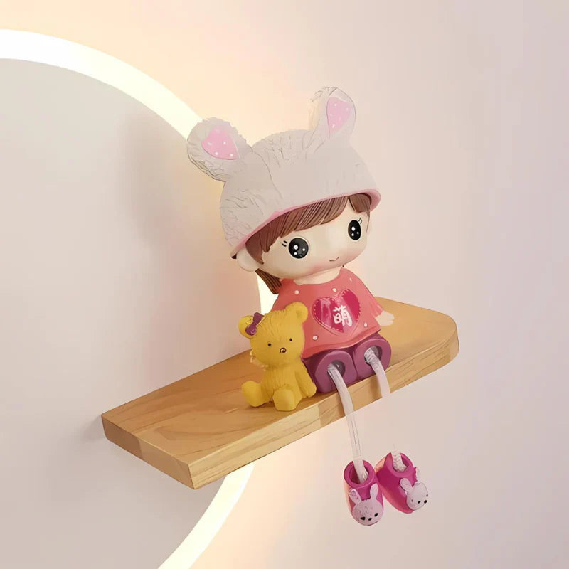 Angelight | creatieve scandinavische LED-wandlampen voor kinderkamers