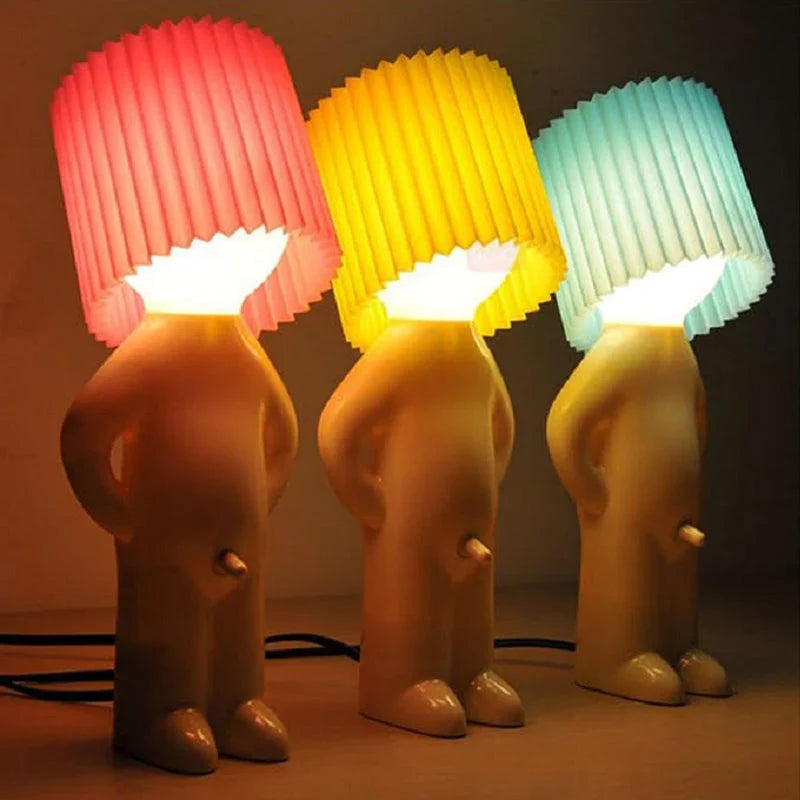 Staande man - de grappigste tafellamp die er is, creatief cadeau