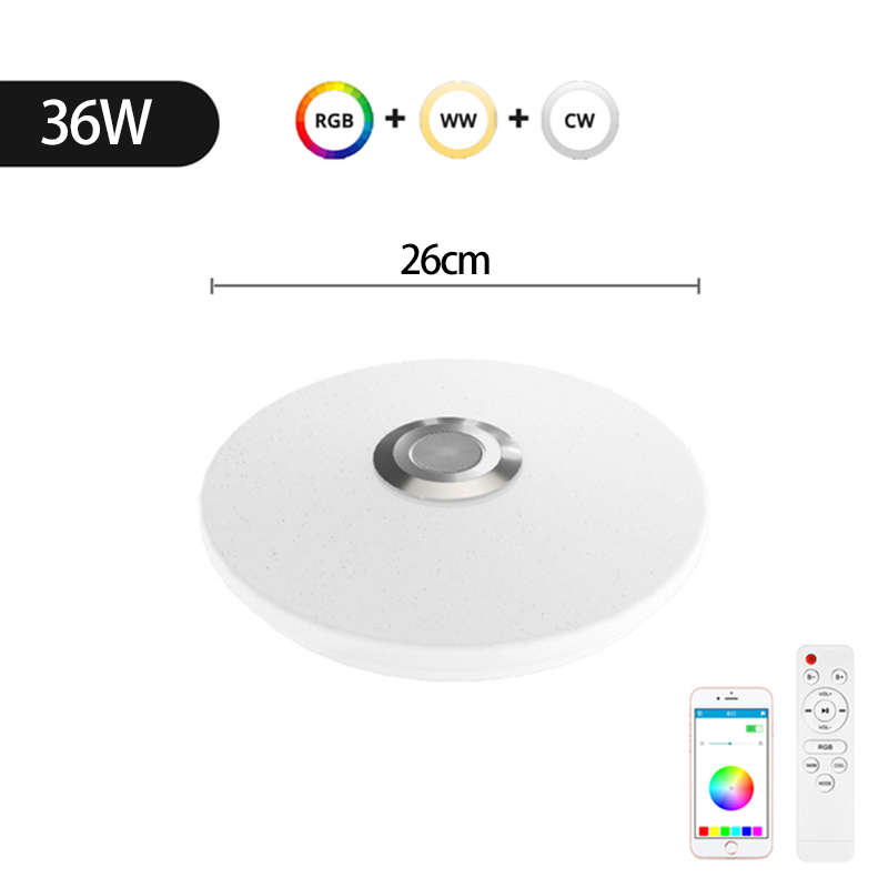 Intelligente moderne rgb plafondlamp
