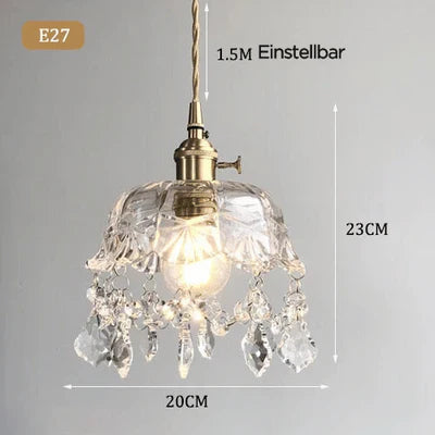 Raysis - transparant kristallen glazen hanglamp