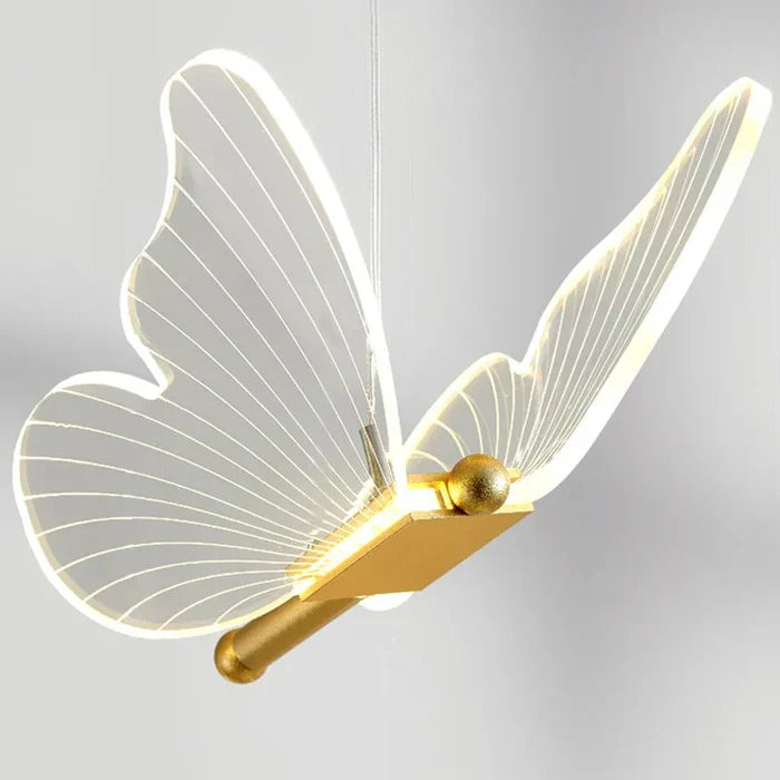 Hanglamp in de vorm van een vlinder