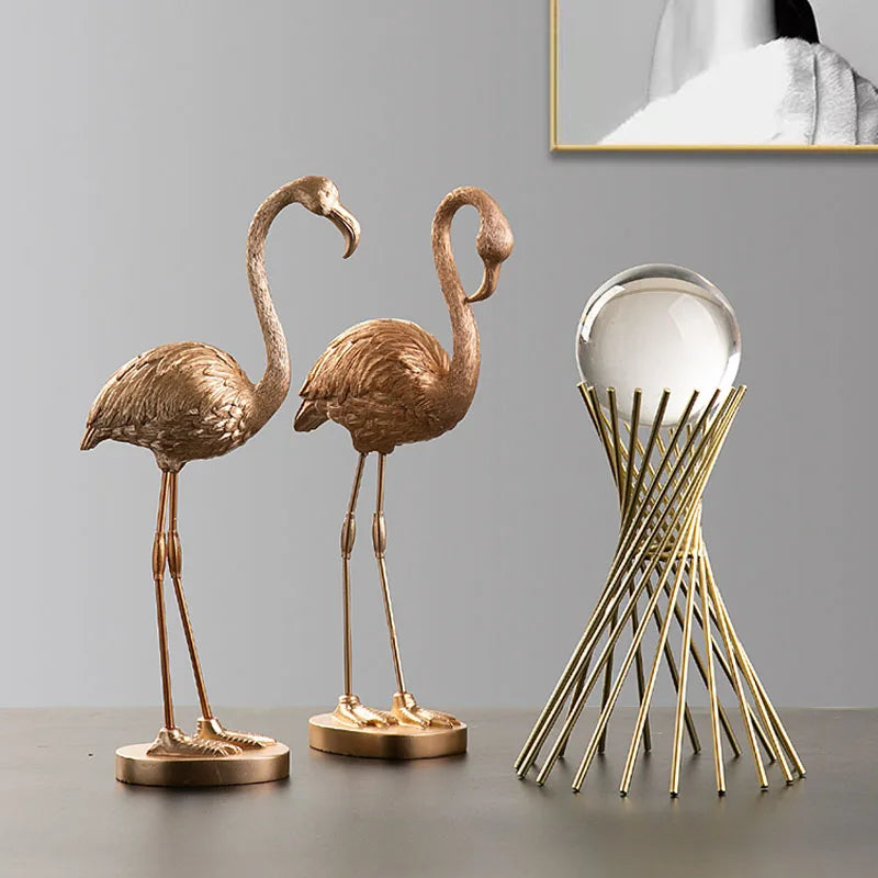 Prestigieuze flamingo - flamingo luxe decor