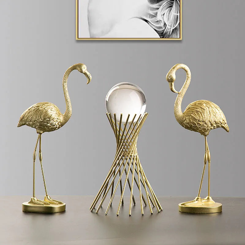 Prestigieuze flamingo - flamingo luxe decor