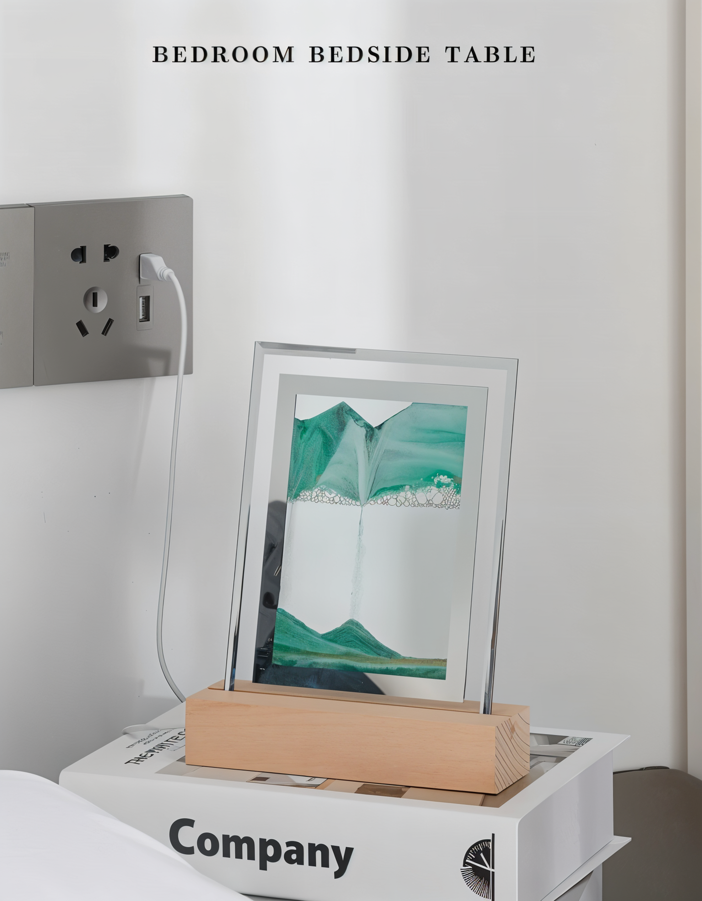 3DFlow nachtlampje - creatief frame drijfzand kunstdecor