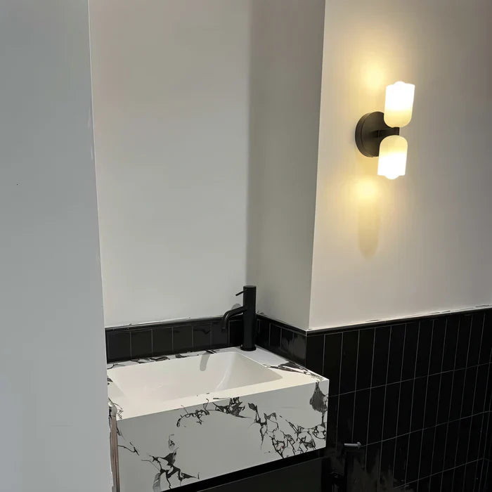 AcrylCapsule wandlamp - wandlamp met twee koppen - wandlampen voor interieurs