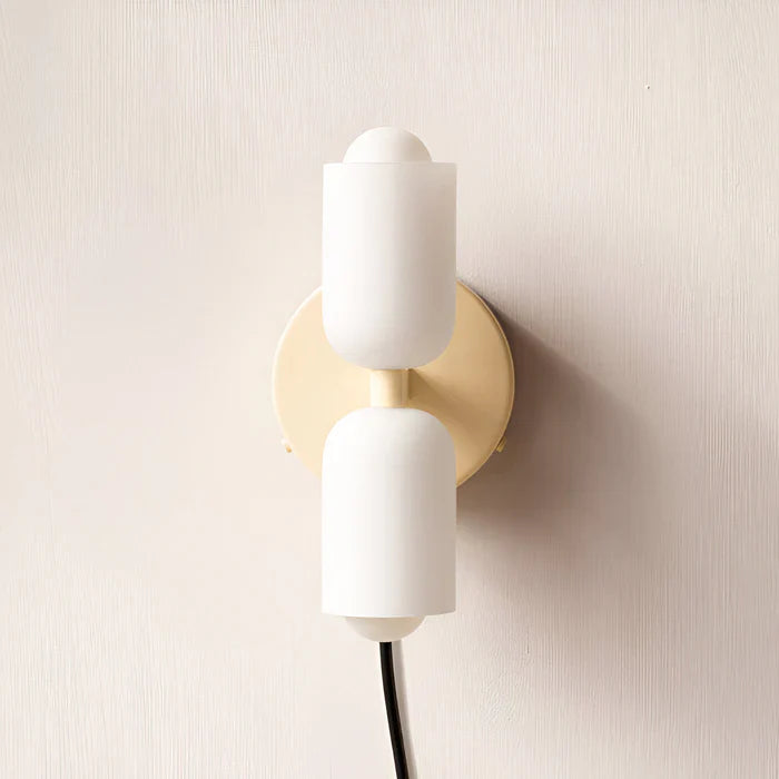 AcrylCapsule wandlamp - wandlamp met twee koppen - wandlampen voor interieurs