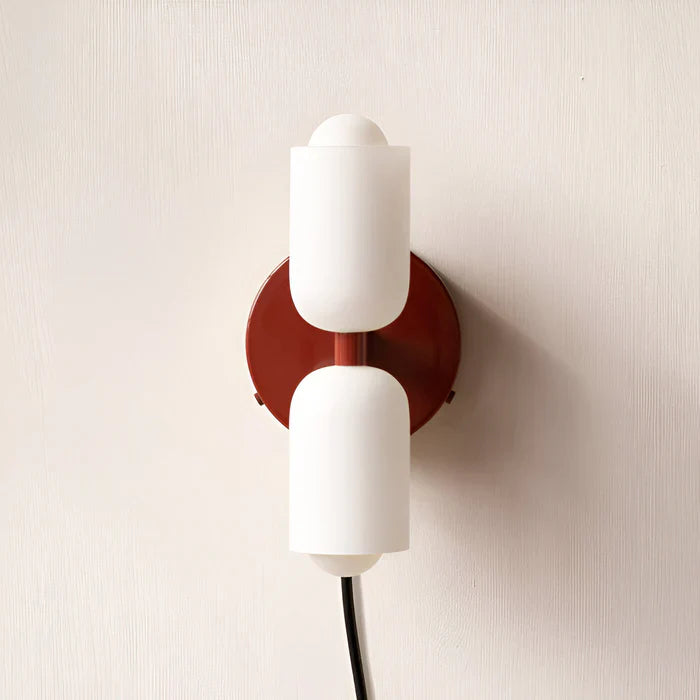 AcrylCapsule wandlamp - wandlamp met twee koppen - wandlampen voor interieurs