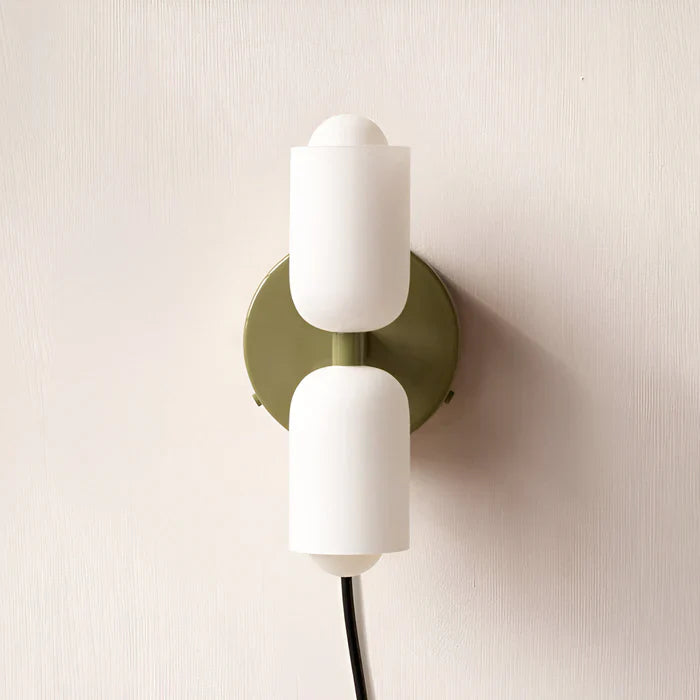 AcrylCapsule wandlamp - wandlamp met twee koppen - wandlampen voor interieurs