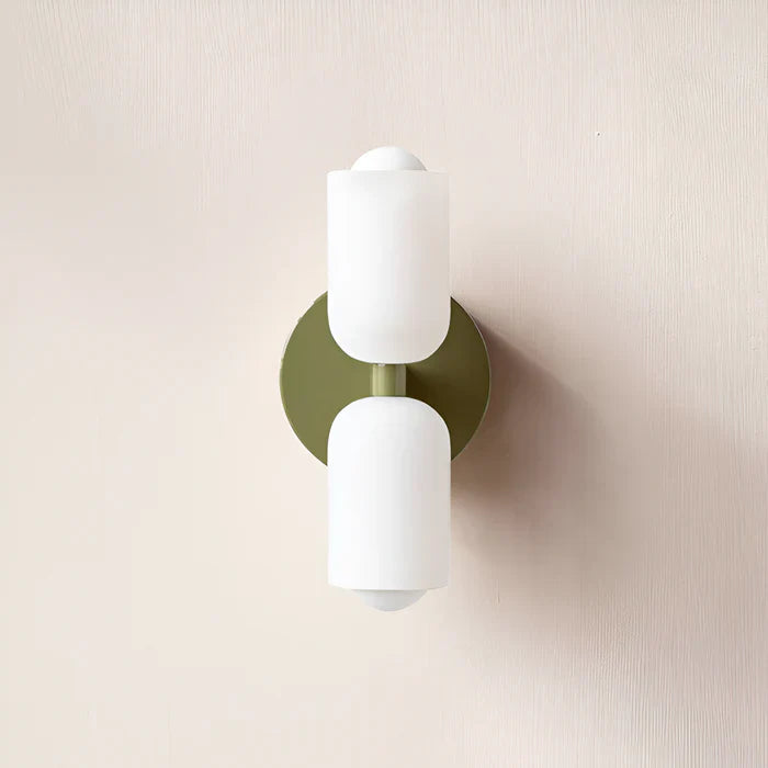 AcrylCapsule wandlamp - wandlamp met twee koppen - wandlampen voor interieurs