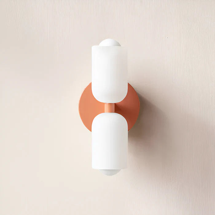 AcrylCapsule wandlamp - wandlamp met twee koppen - wandlampen voor interieurs