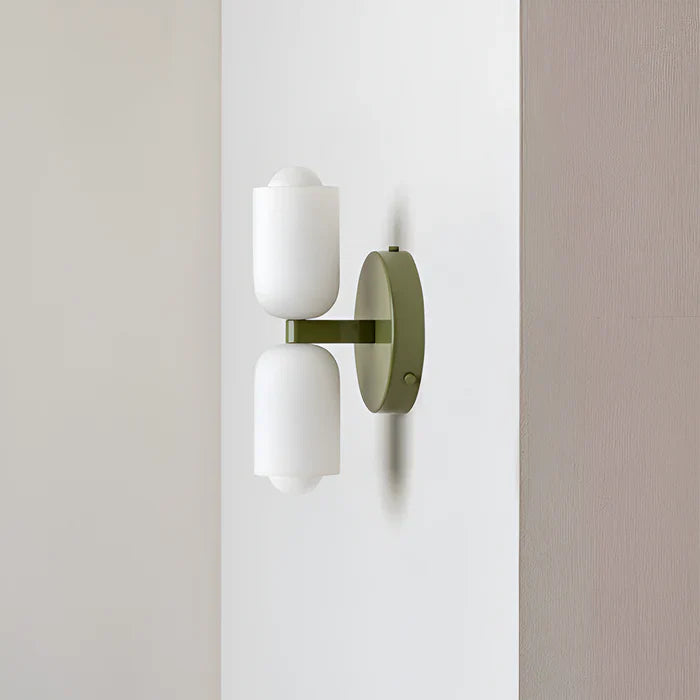 AcrylCapsule wandlamp - wandlamp met twee koppen - wandlampen voor interieurs