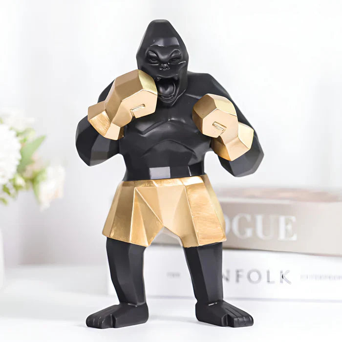 ApePunch beeldje- doos geest gorilla hars decoratie