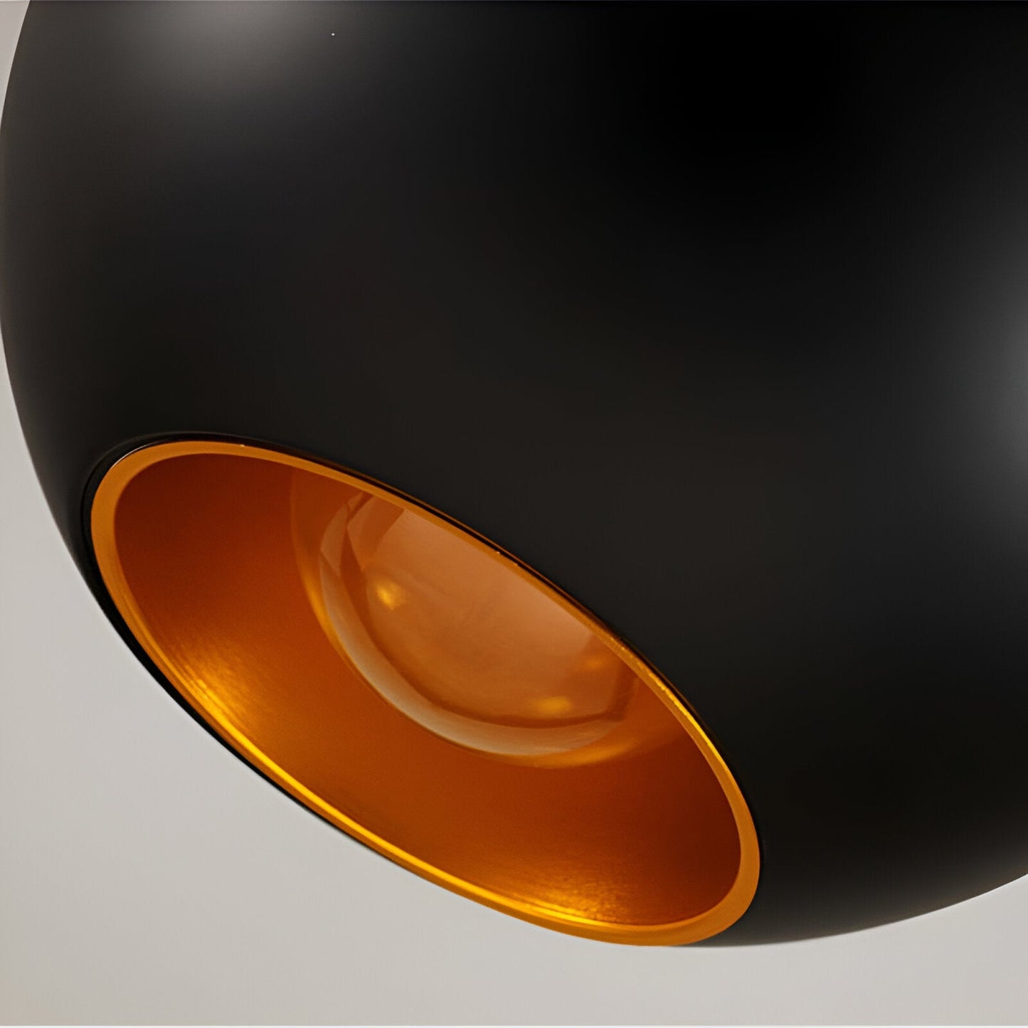 Appel hanglamp - zwart wit zon hanglamp - artistieke e27 hanglamp