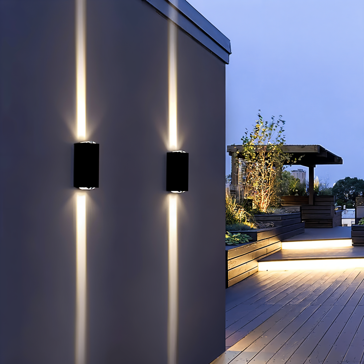 Waterdichte wandlampen voor buiten en binnen - moderne led wandlamp