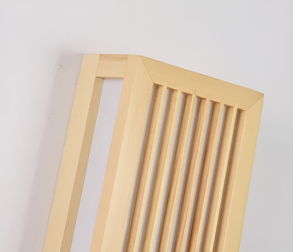 DoaGlow Japanse houten wandlamp - moderne houten & acryl Japanse verlichting