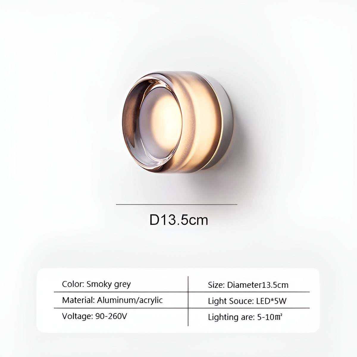 Jelly Gleam - luxueuze wandlamp gemaakt van scandinavische gelei met led-verlichting