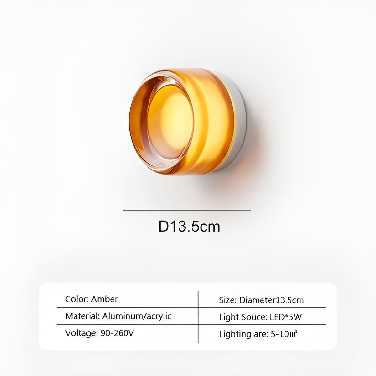 Jelly Gleam - luxueuze wandlamp gemaakt van scandinavische gelei met led-verlichting