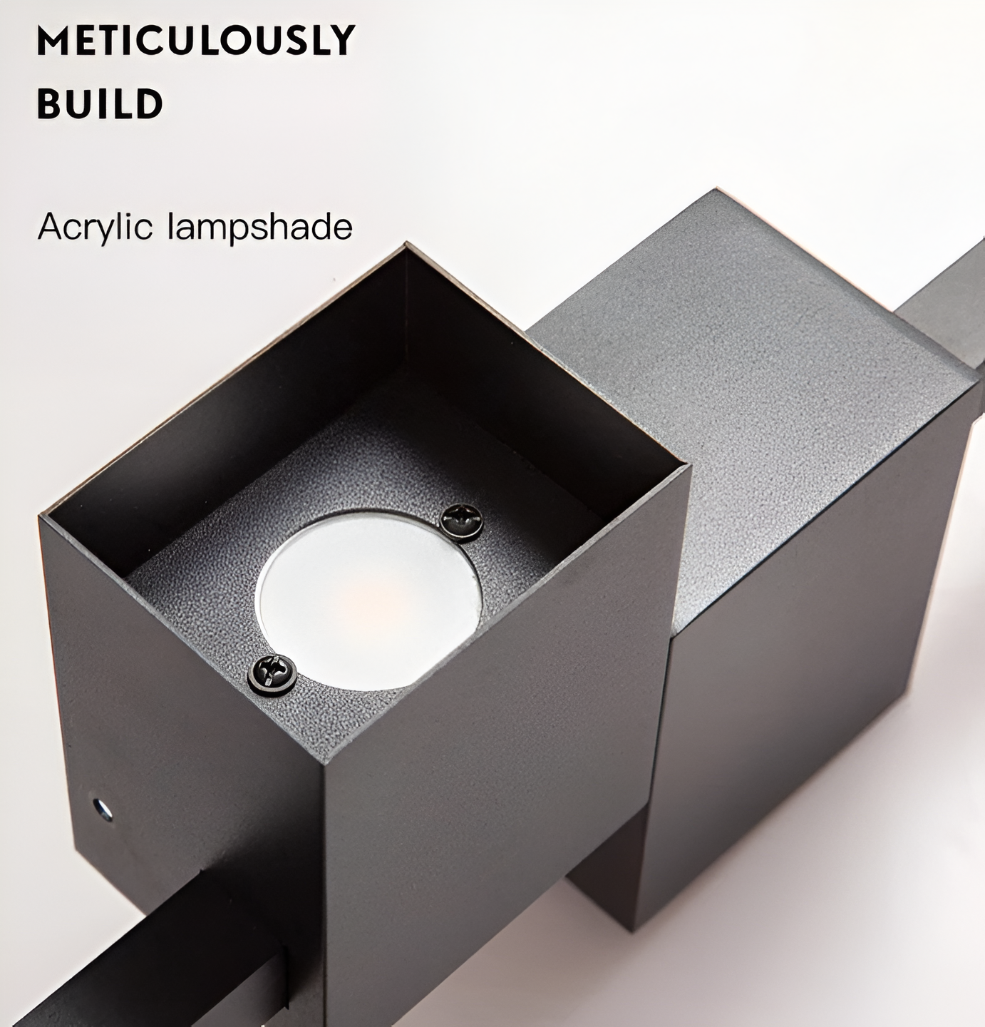 The line wandlamp - minimalistische lange zwarte led wandlamp