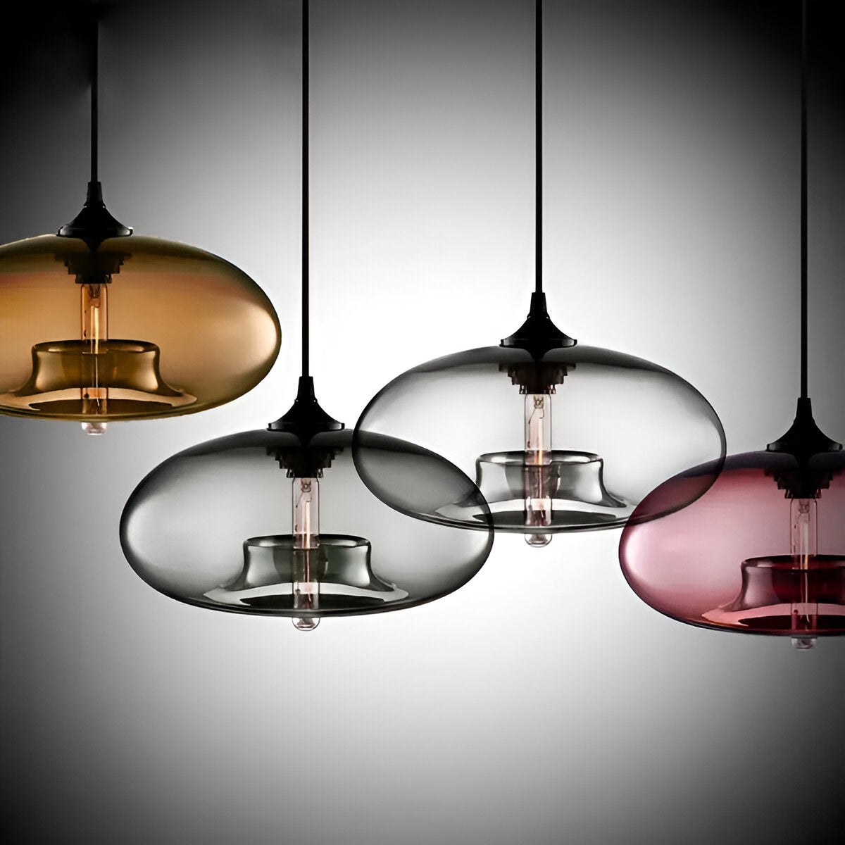LivelyPop hanglamp - decoratieve vintage glazen hanglampen