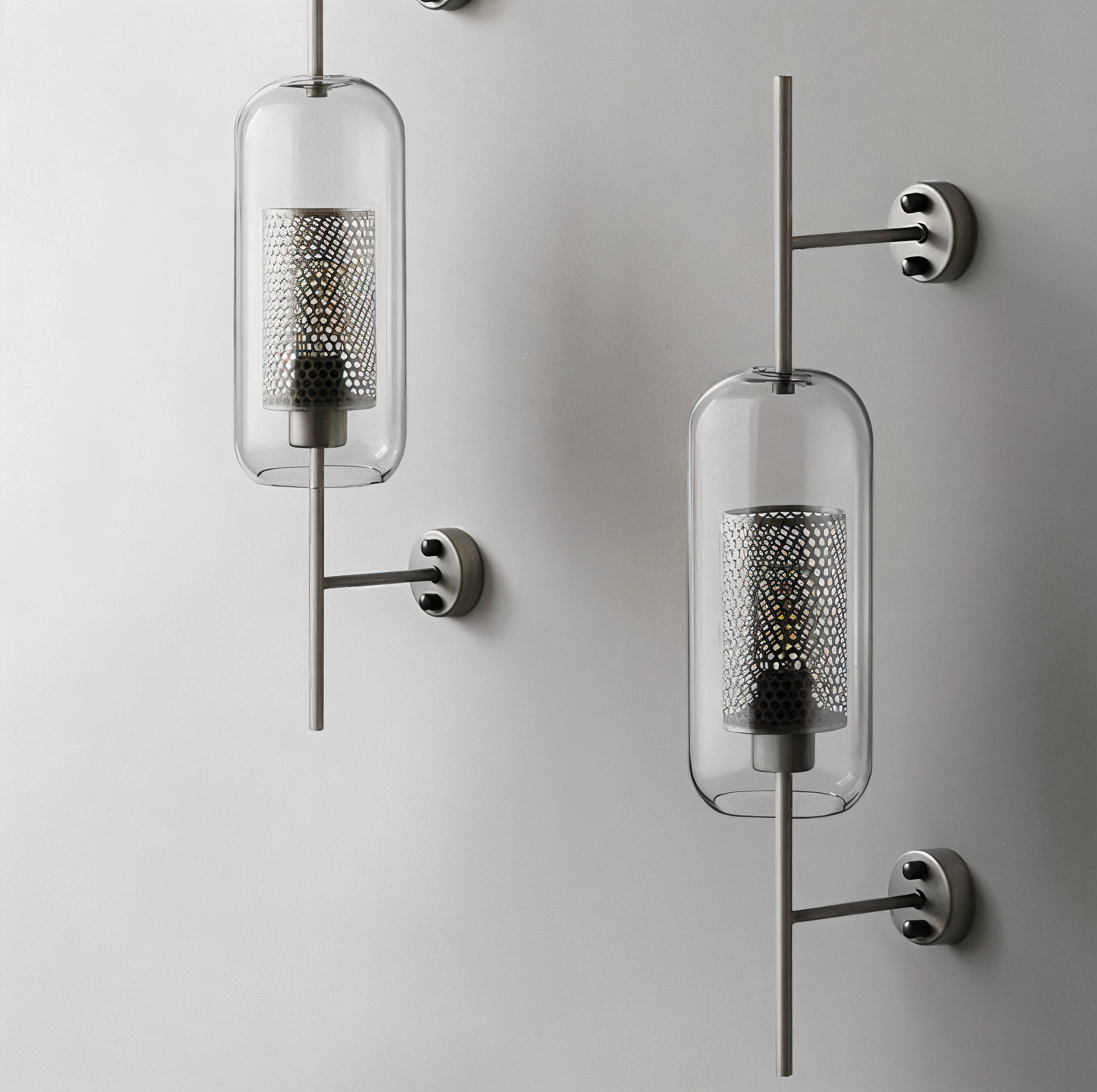 Orbee wandlamp - stijlvolle glazen wandlamp - honingraat wandlamp ontwerp - vintage wandlampen led