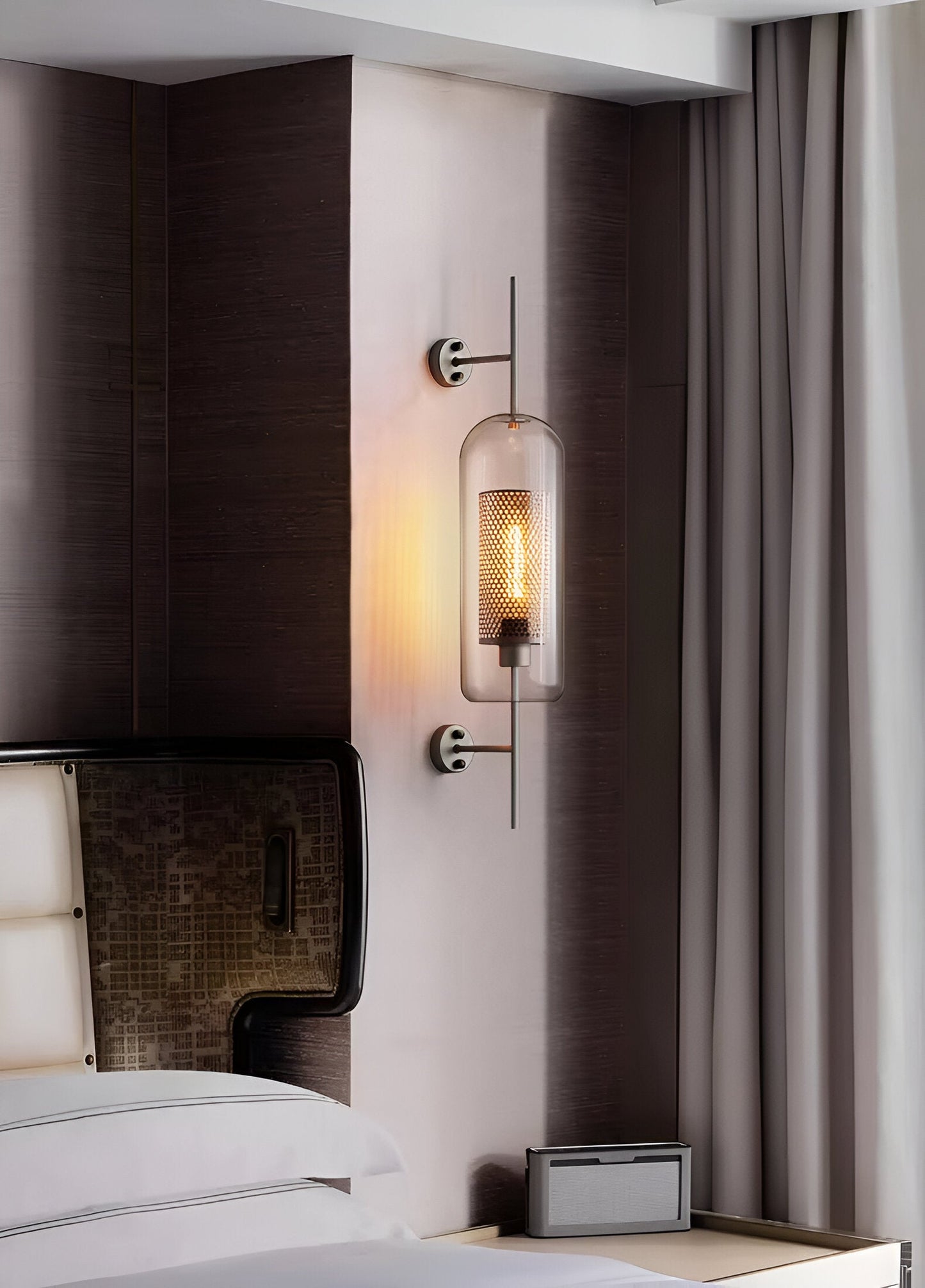 Orbee wandlamp - stijlvolle glazen wandlamp - honingraat wandlamp ontwerp - vintage wandlampen led