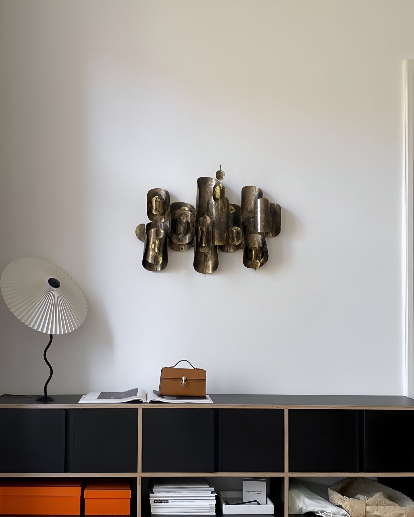 Ori Squiggle lamp - gevouwen tafellamp - origami led tafellamp