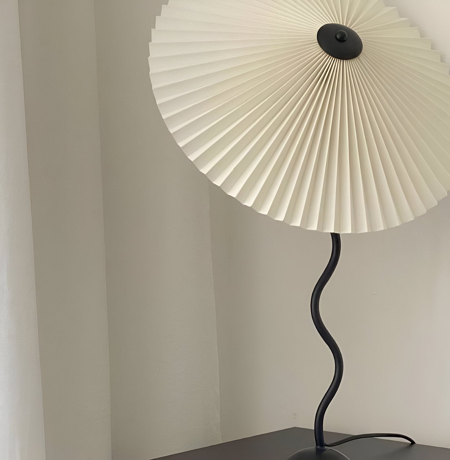 Ori Squiggle lamp - gevouwen tafellamp - origami led tafellamp