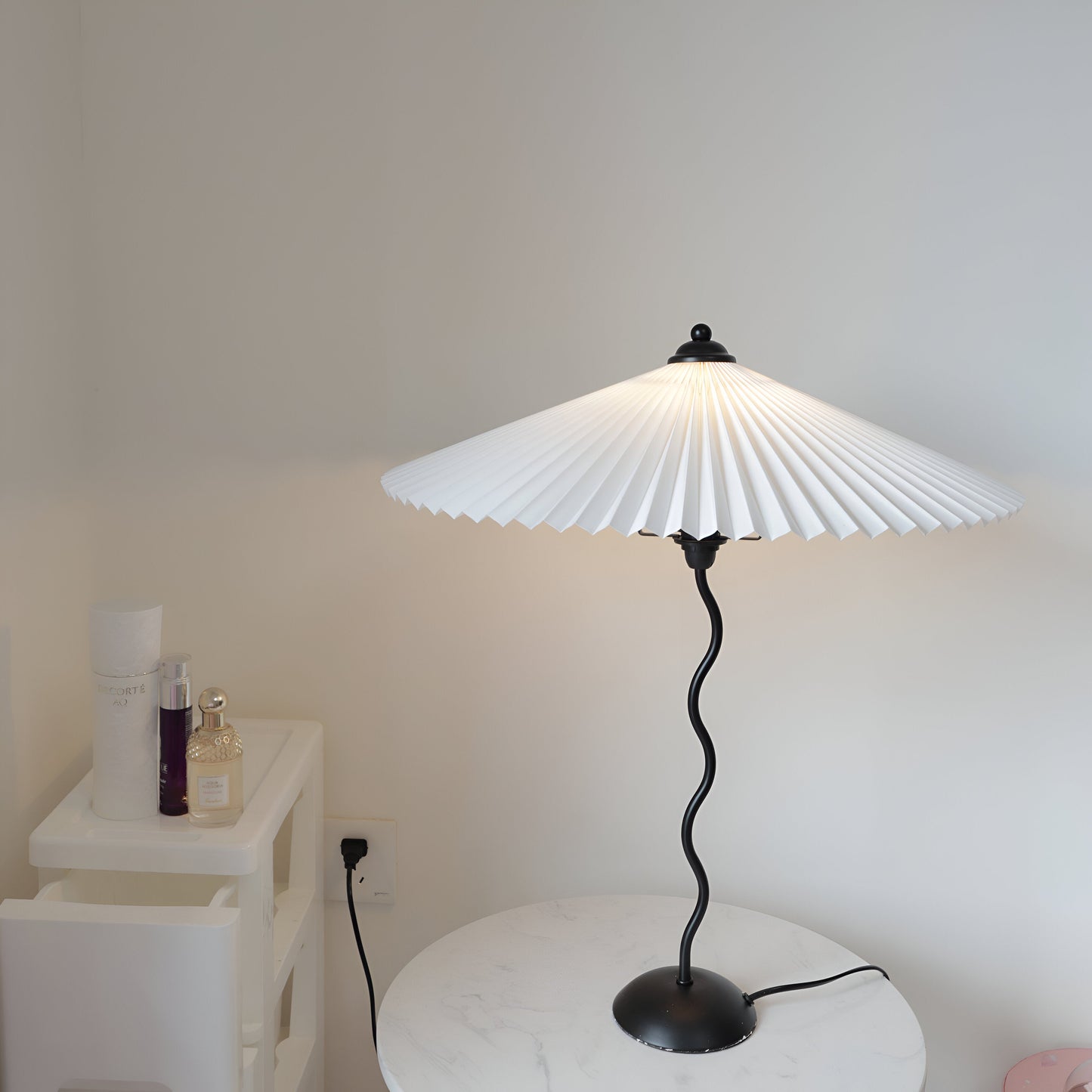 Ori Squiggle lamp - gevouwen tafellamp - origami led tafellamp