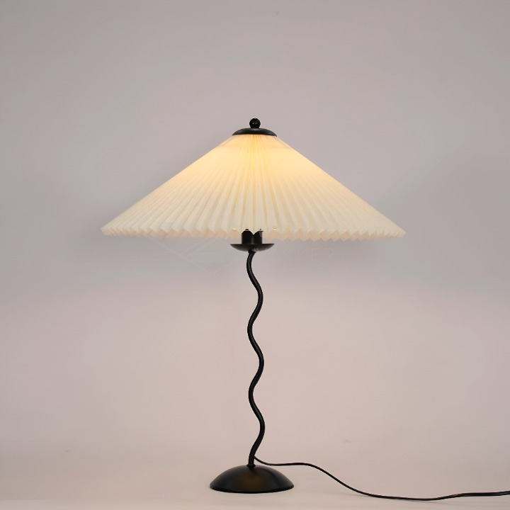 Ori Squiggle lamp - gevouwen tafellamp - origami led tafellamp