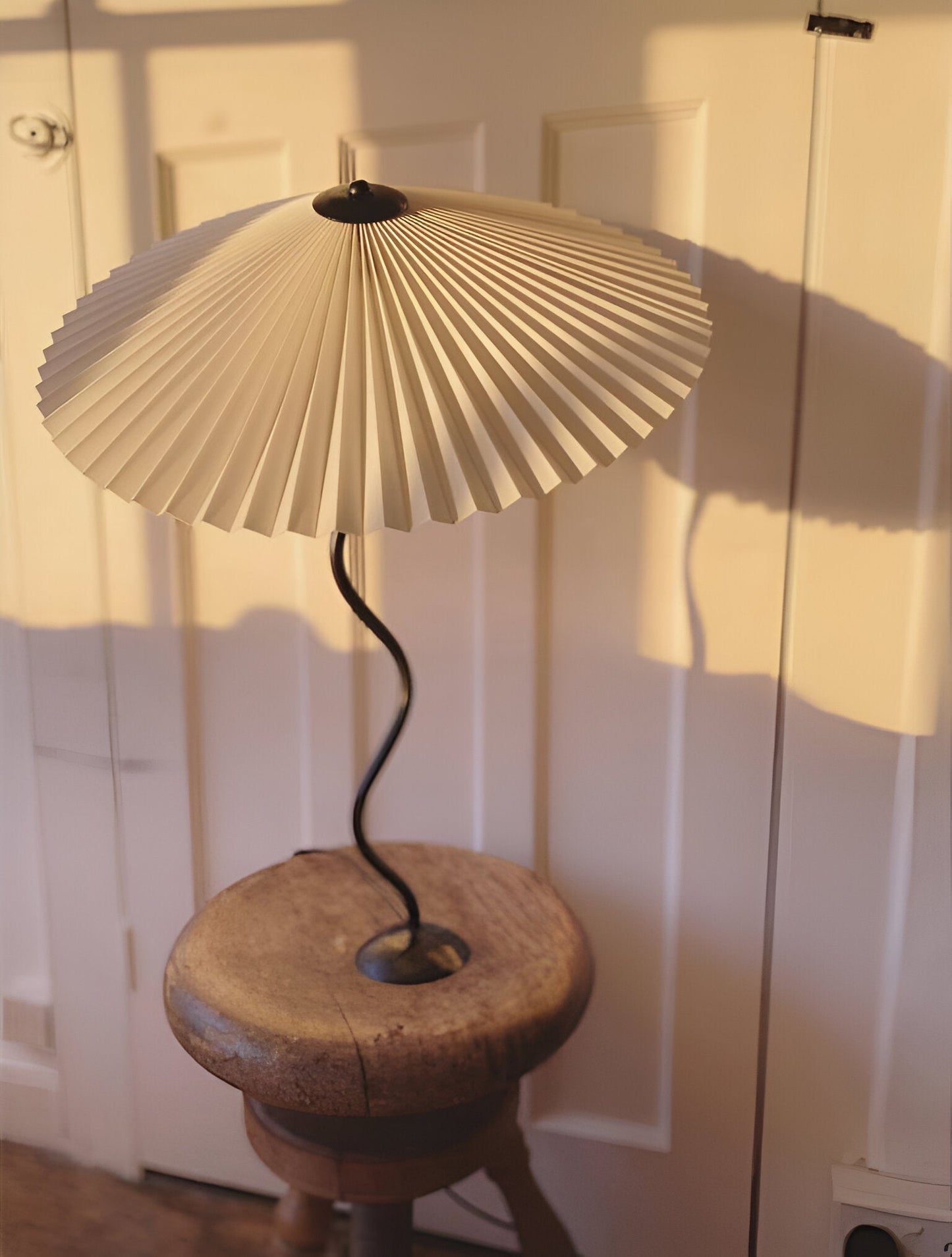 Ori Squiggle lamp - gevouwen tafellamp - origami led tafellamp