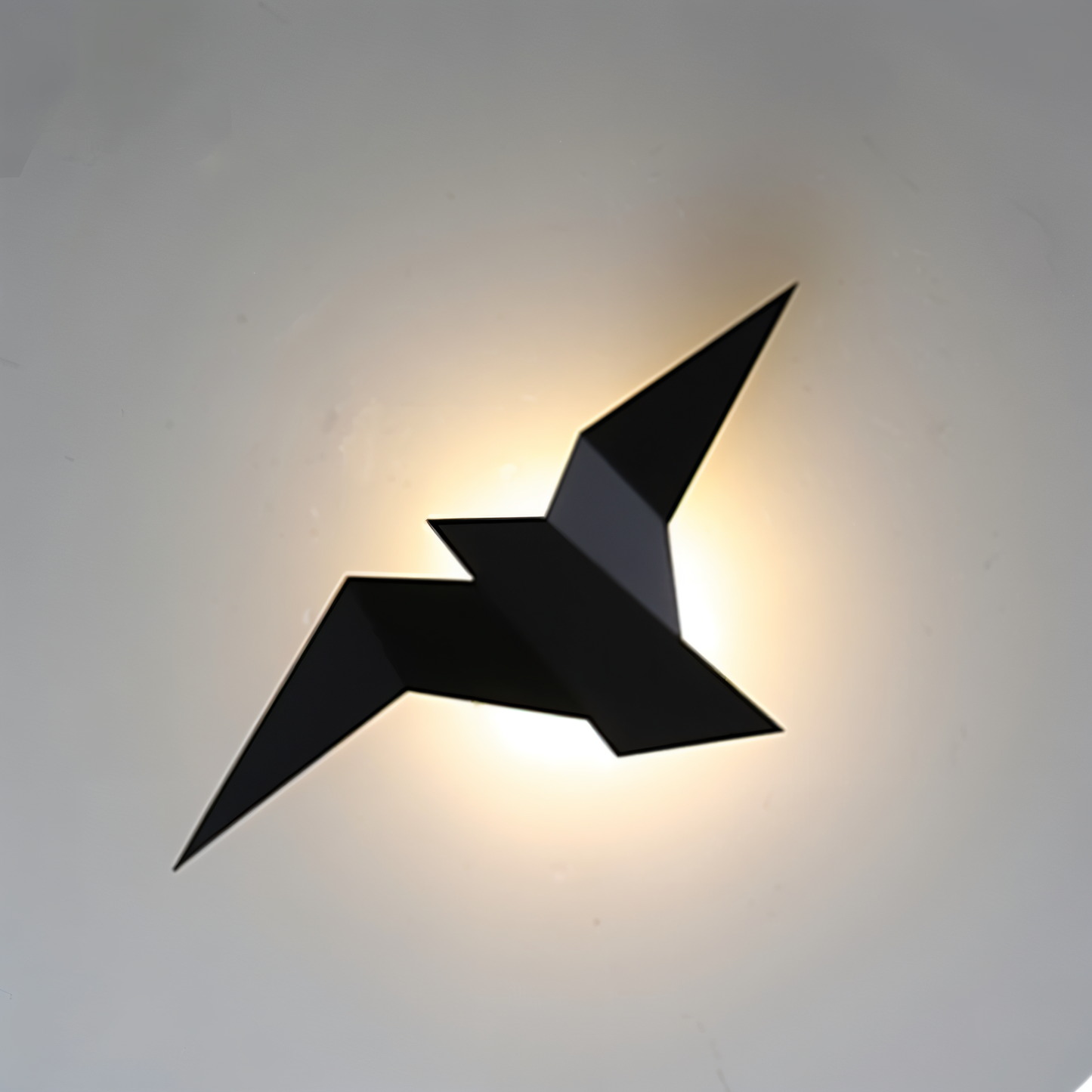 OriTori wandlamp - geometrische origami vogel wandlamp - japanse stijl wandlamp ontwerp