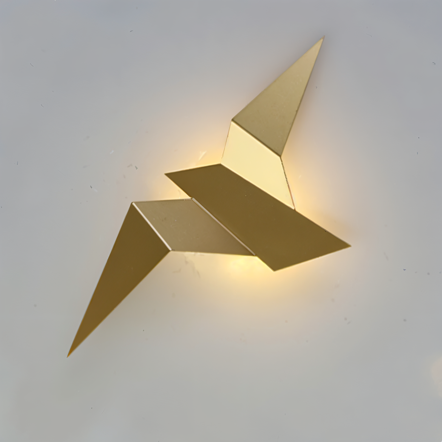 OriTori wandlamp - geometrische origami vogel wandlamp - japanse stijl wandlamp ontwerp