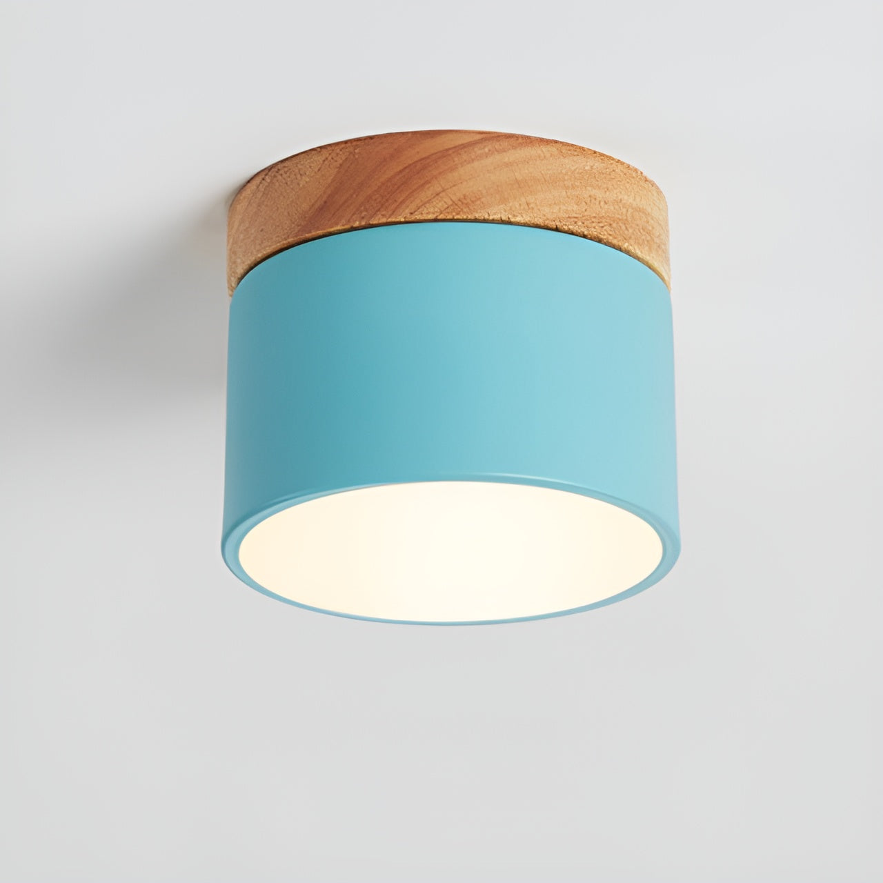 PastelGlow cilinderlamp - vintage plafondinbouwlamp