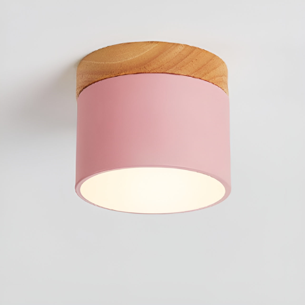 PastelGlow cilinderlamp - vintage plafondinbouwlamp