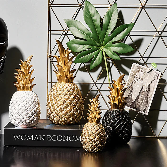 Pineart decoratie - ananas ornament van hars nordic creatieve fruitdecoratie
