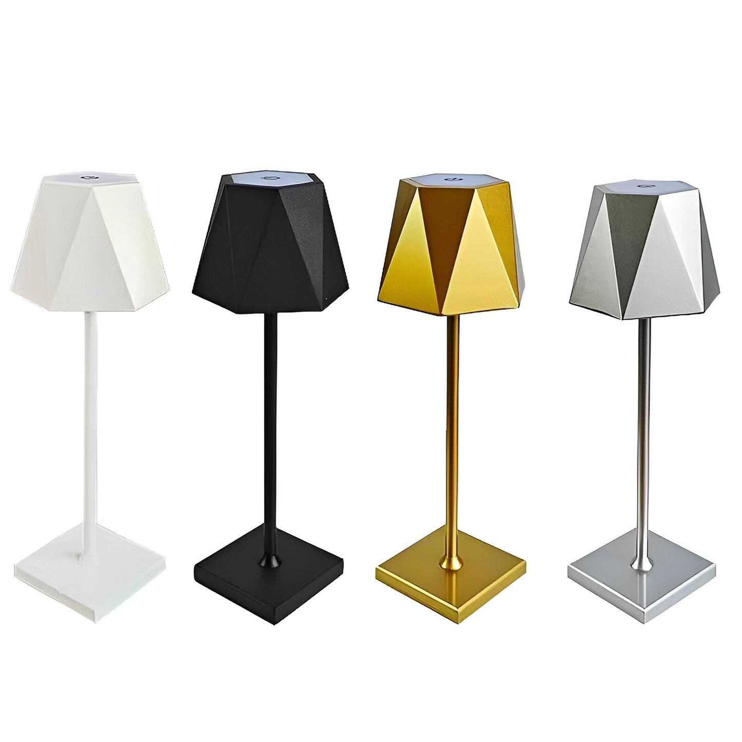 PolyLamp - draagbare zeshoekige led tafellamp - waterdicht en oplaadbaar