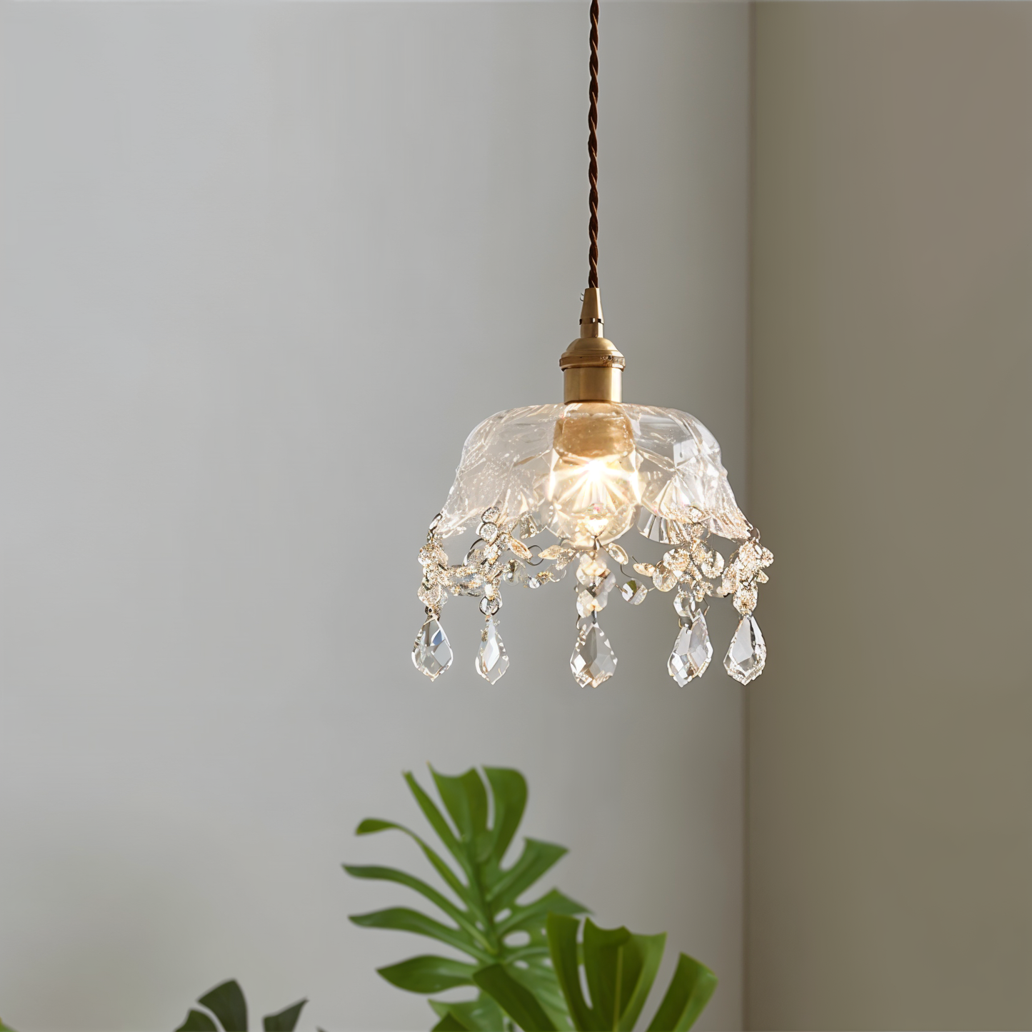 Retro Chime kroonluchter- luxe kristallen glazen hanglampen