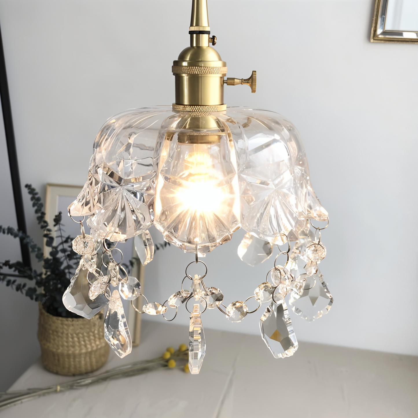 Retro Chime kroonluchter- luxe kristallen glazen hanglampen