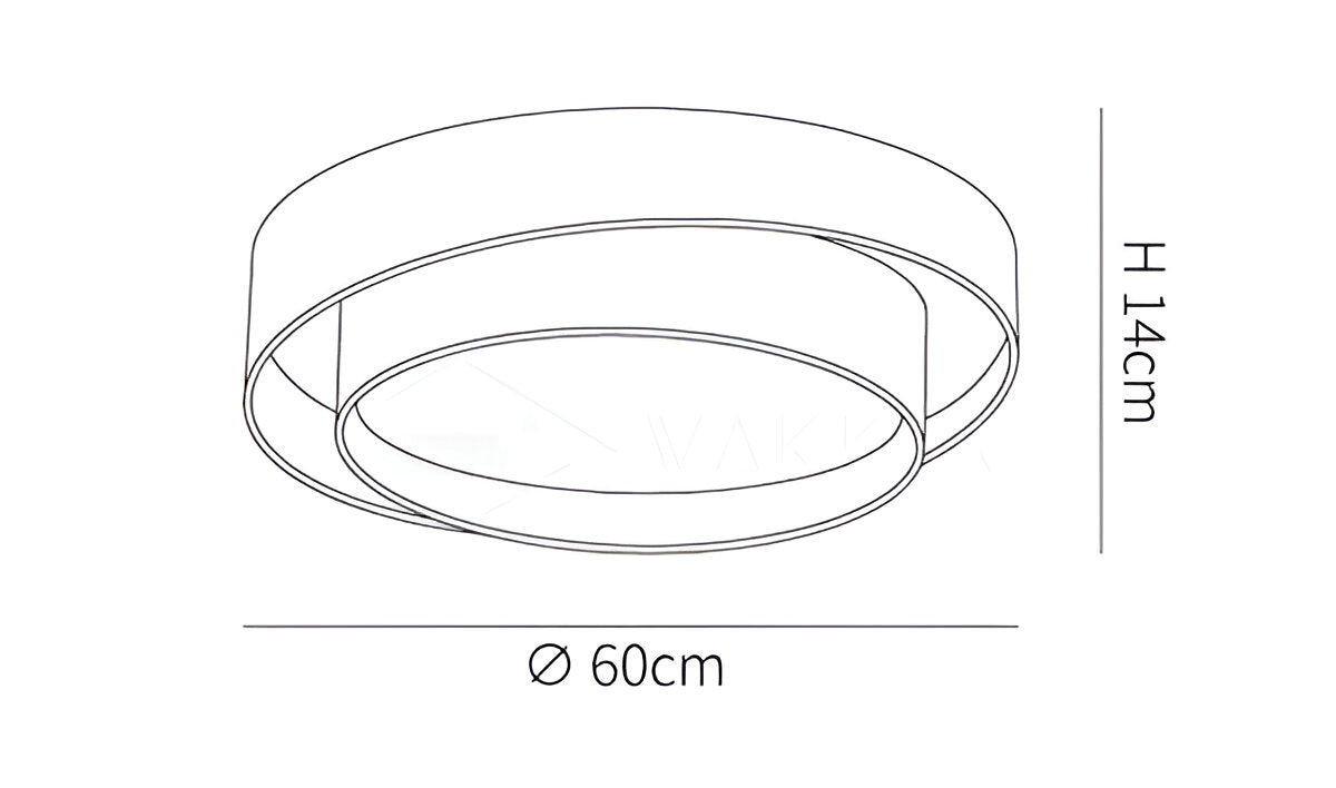 RingLight - led ronde plafondinbouwlamp- plafondinbouwlamp
