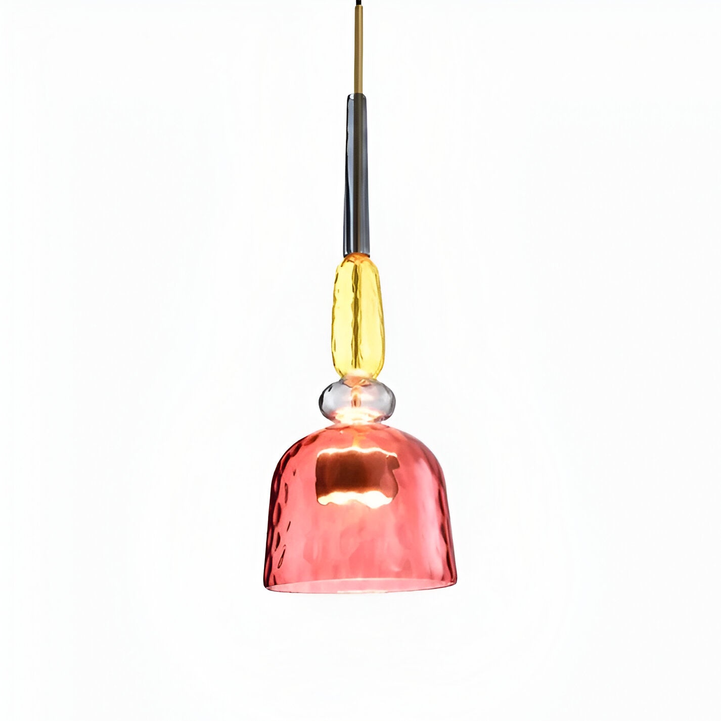 Spectrafuse hanglamp - veelkleurige glazen hanglamp - nordic macaron decoratieve verlichting