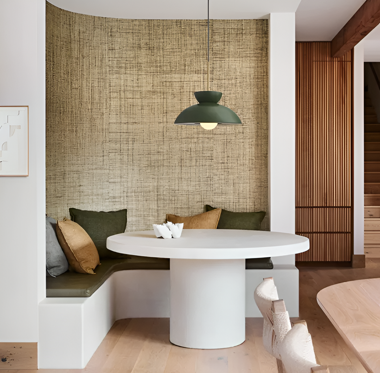 Wabi Sabi - geometrische led hanglamp van hars - wabi sabi minimalistische hanglamp