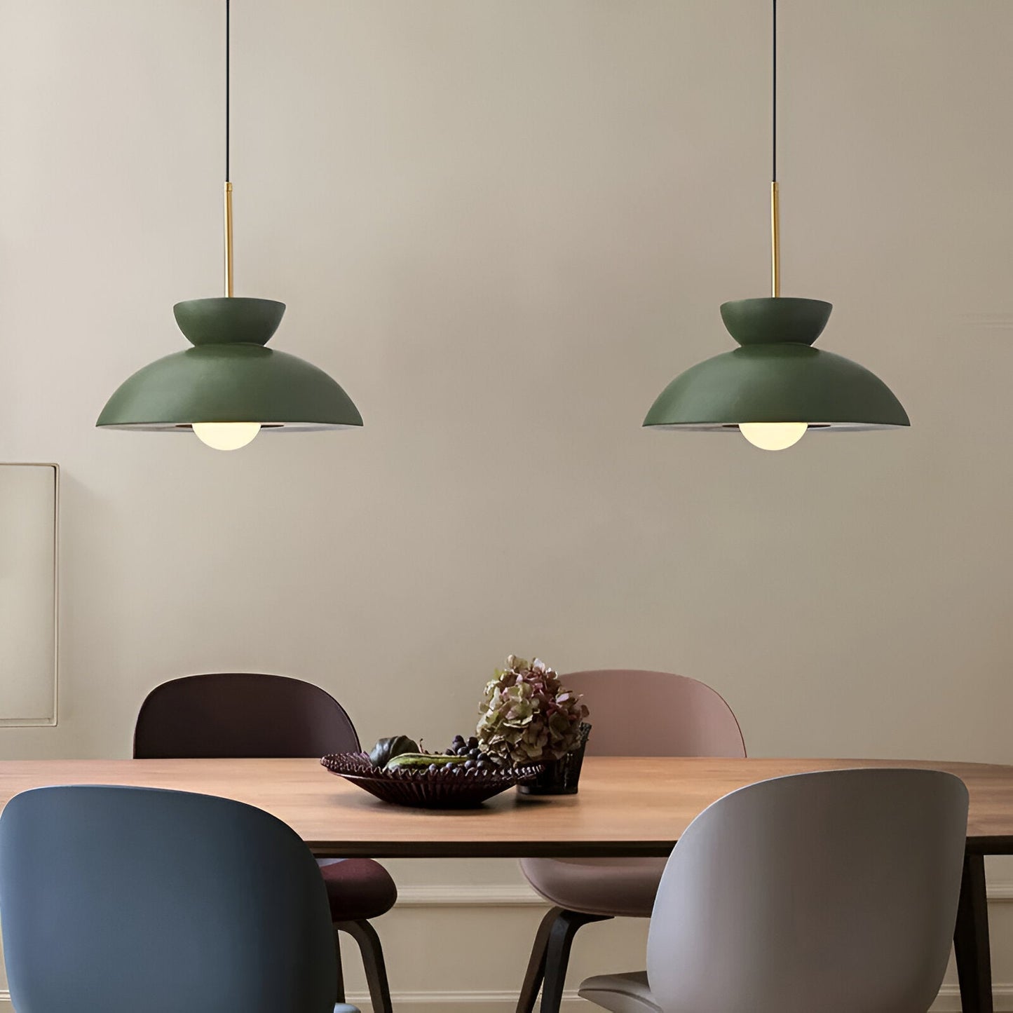 Wabi Sabi - geometrische led hanglamp van hars - wabi sabi minimalistische hanglamp