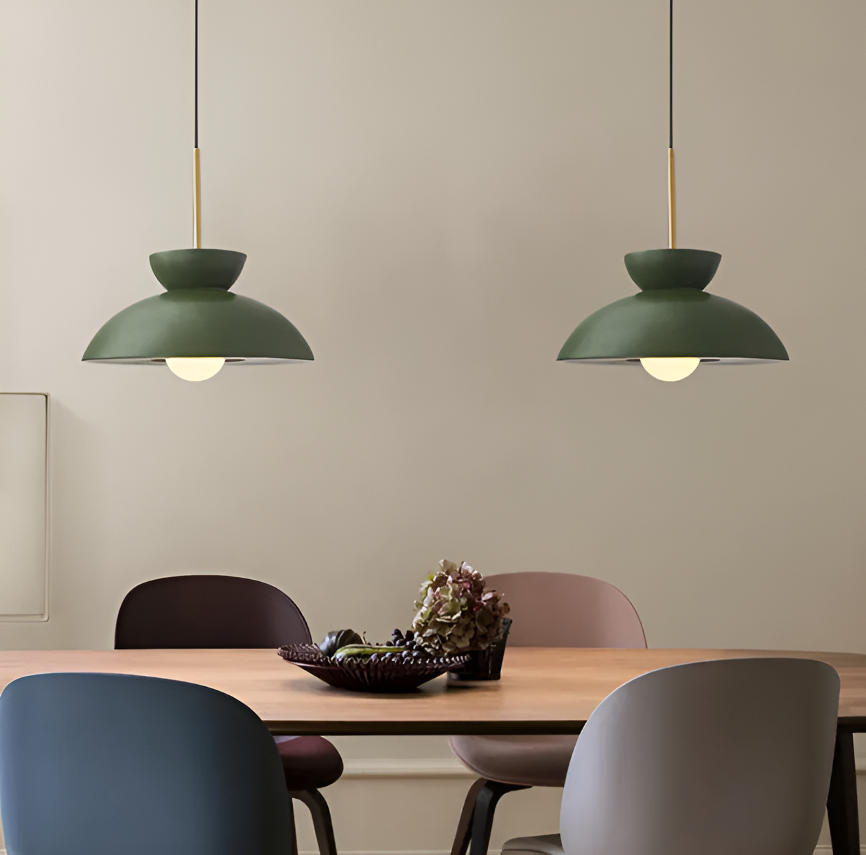 Wabi Sabi - geometrische led hanglamp van hars - wabi sabi minimalistische hanglamp